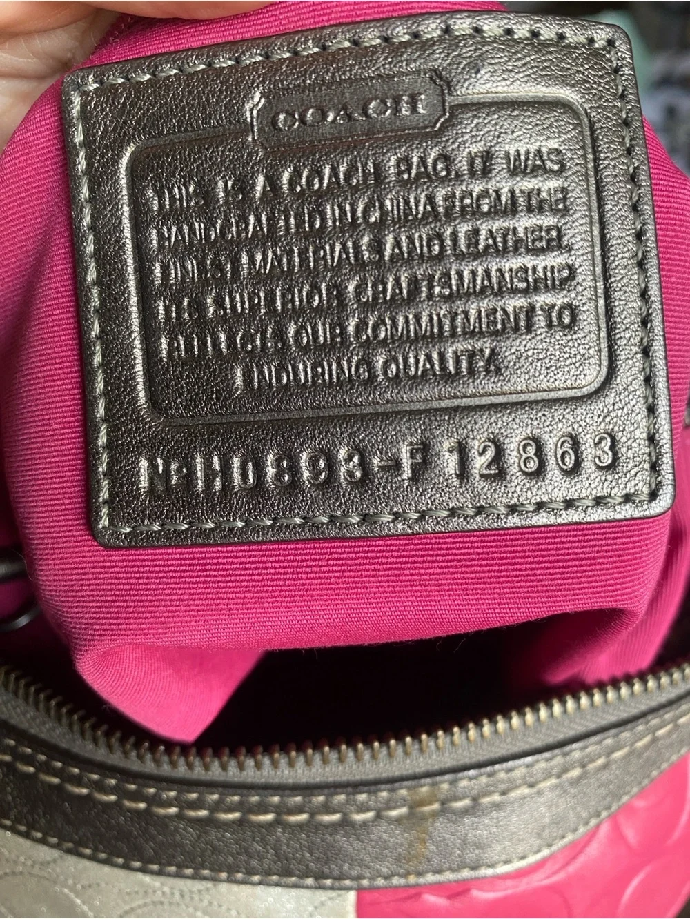 Coach 💜🩷🩶 adjustable